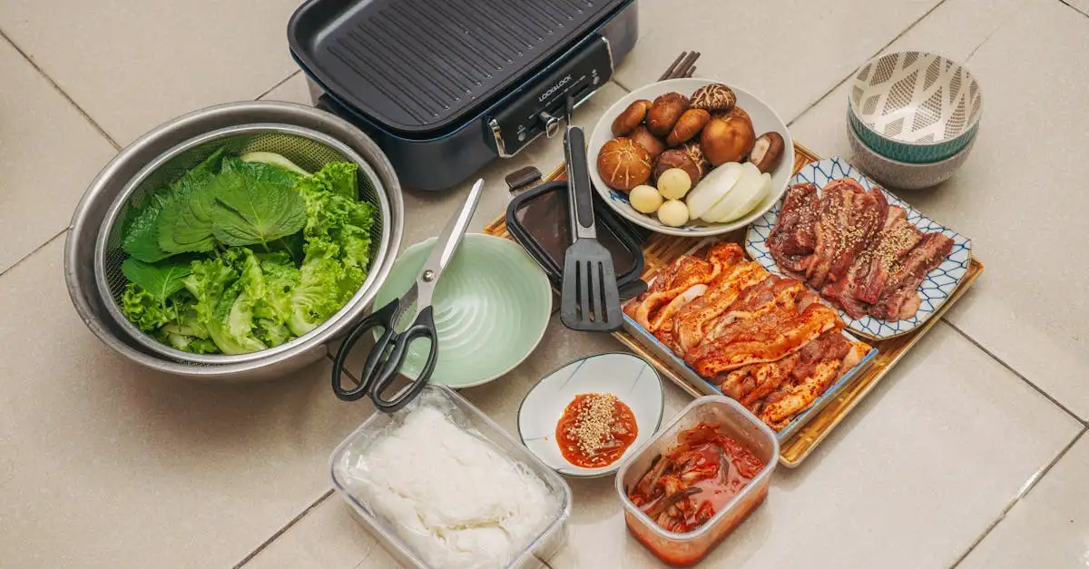 Barbecue grill set voor perfecte grillmomenten