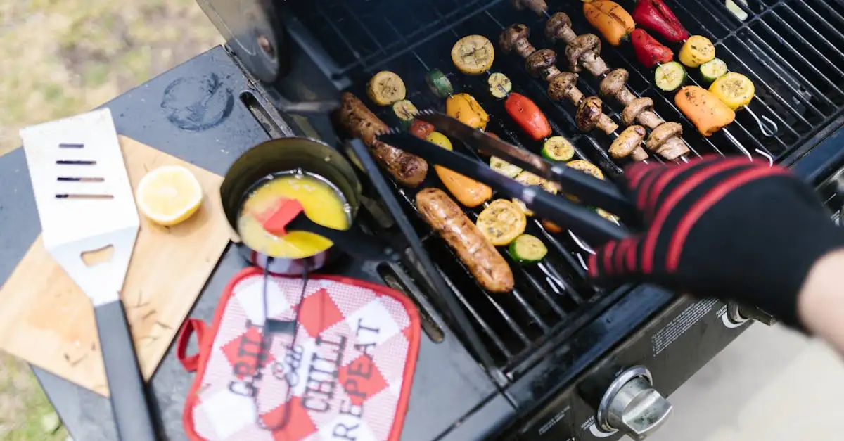 Barbecue handschoen