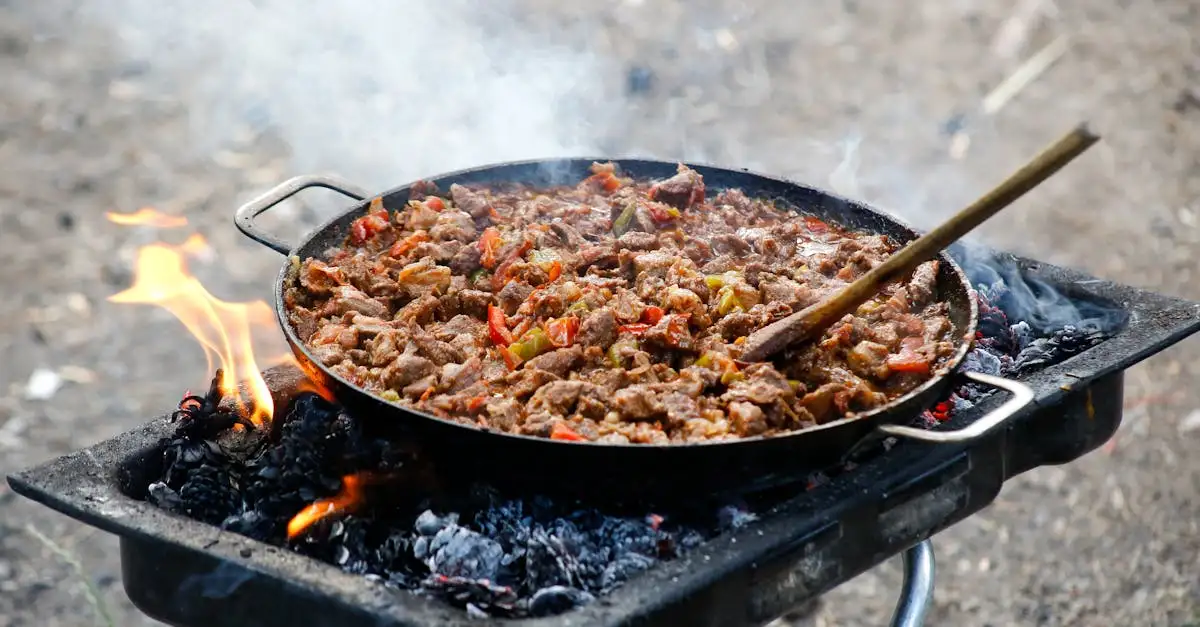 Barbecue pan