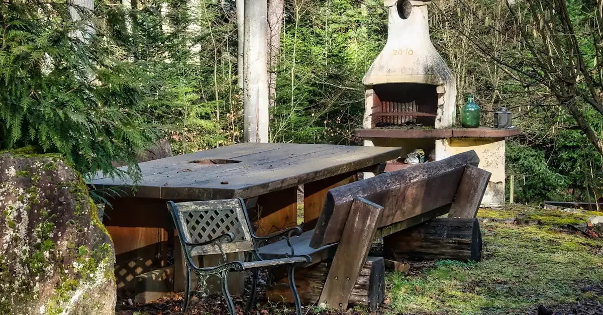 Barbecue van steen