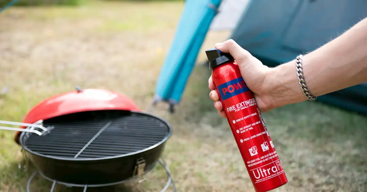 Draagbare barbecue