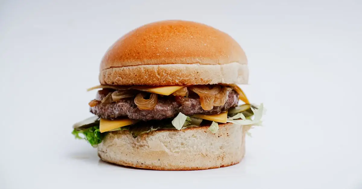 Hamburger barbecue