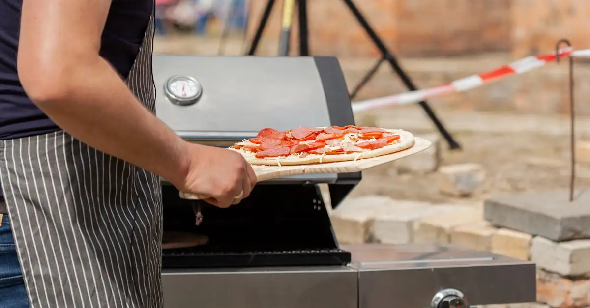 Pizza barbecue ovens
