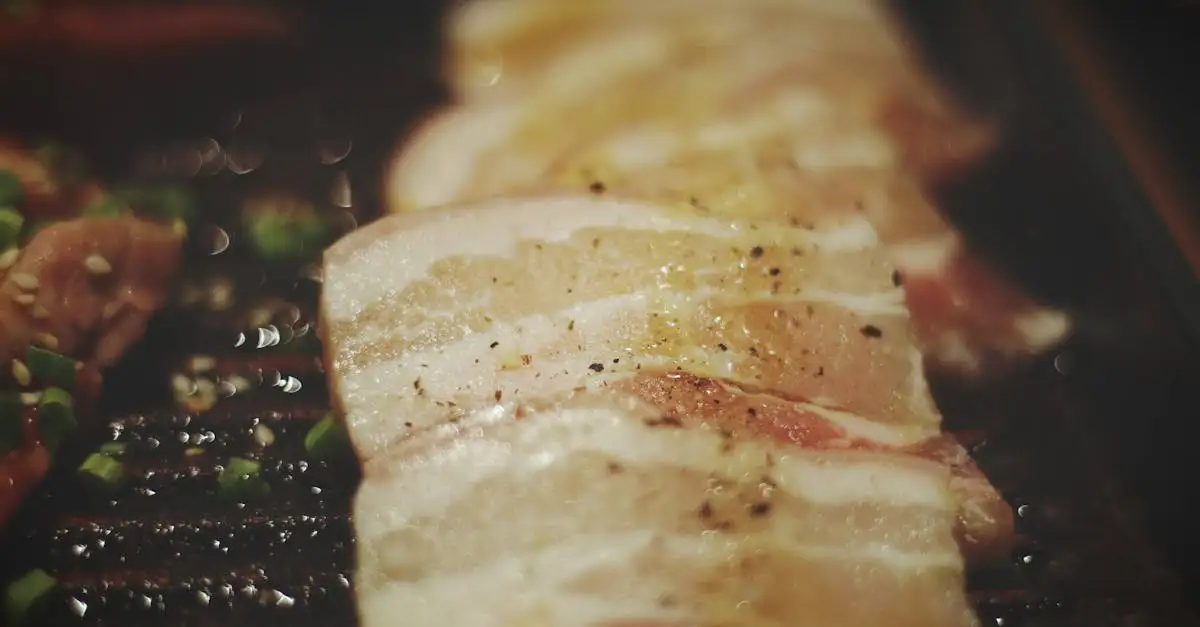 Pork belly barbecue