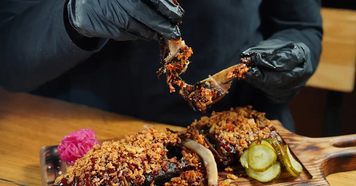 Spareribs marinade barbecue