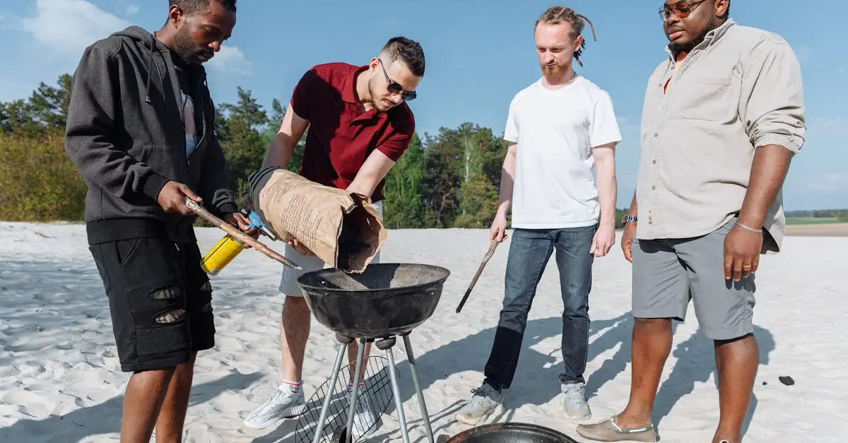 Strand barbecue