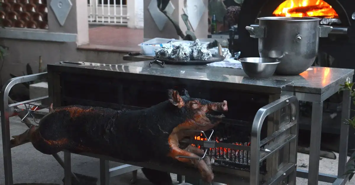 Varkenshaas barbecue