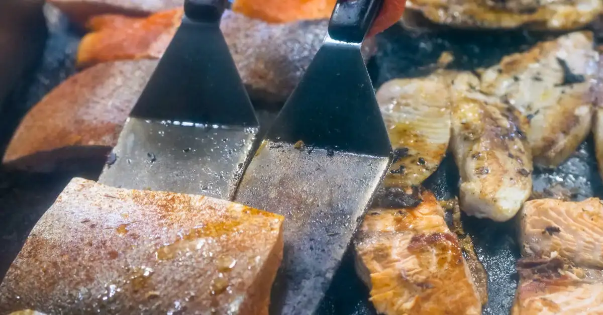 Zalm barbecue